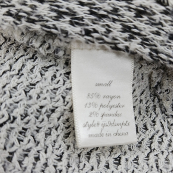 ALYA Knit Aztec Sweater Womens Hi Low Casual Long Sleeve Crew Neck Size S - Picture 7 of 9